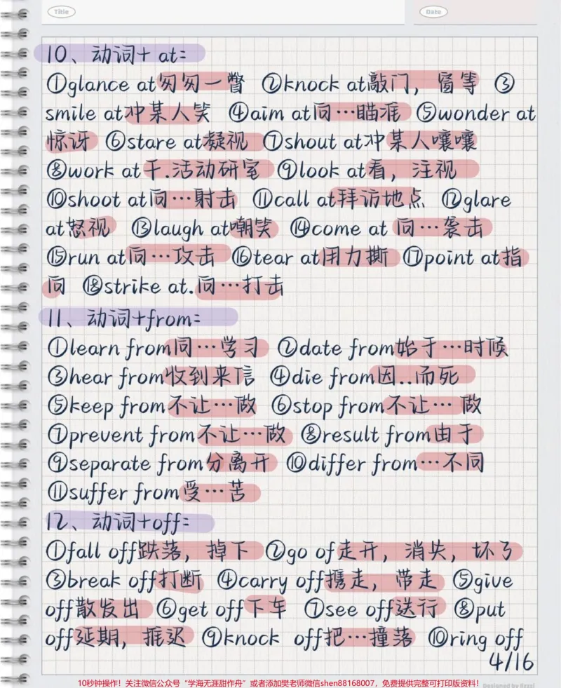 《多积累完形填空必背词汇，往年的高频词汇平时努力背熟，重点永远都是重点，变化不会太大，知识你背熟了就是属于你的，谁都抢不走#每天学习一点点#英语#背单词#完形填空#英语单词》第4页预览