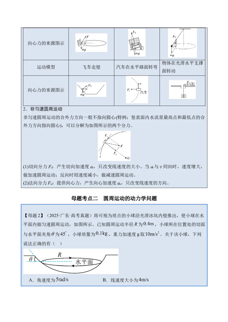 《专题10圆周运动-（精讲）高考母题一题三练（教师版）_高考一二三轮复习_物理_2026年-物理高考专项复习_2026年高考物理复习高考母题一题三练-G433_资料》第5页预览