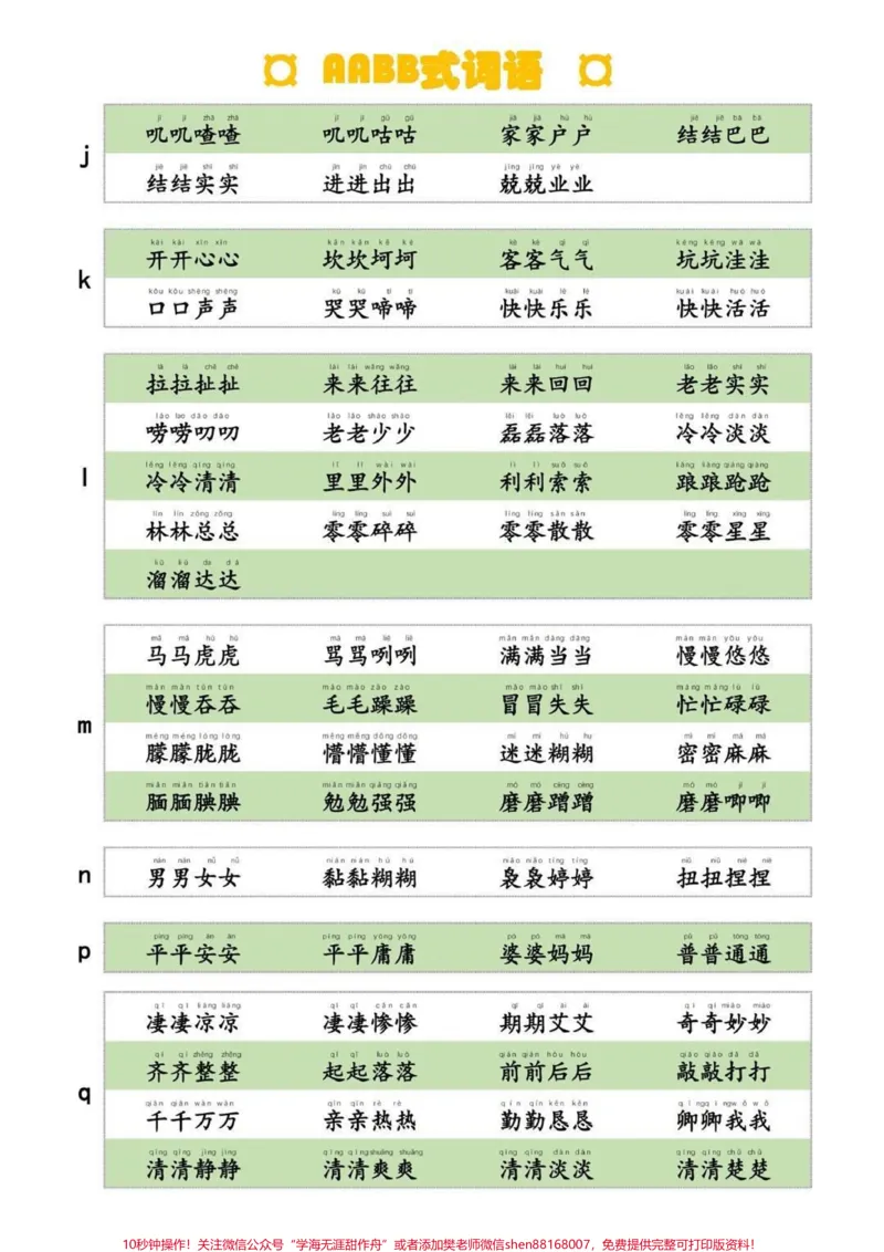 《小学各类型词语搭配整理#家长收藏孩子受益#每天学习一点点#教育#学习#知识点总结_最新小学1-9年级各科+幼升小+综合类学习资源汇总包_综合类一线老师整理版资源(全网独家)》第2页预览