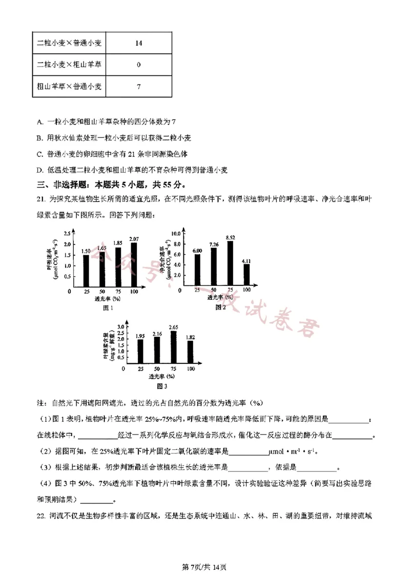 《吉林生物（含答案）_初高中资料库_高中资料库（转存避免链接过期失效）_高中生物》第7页预览